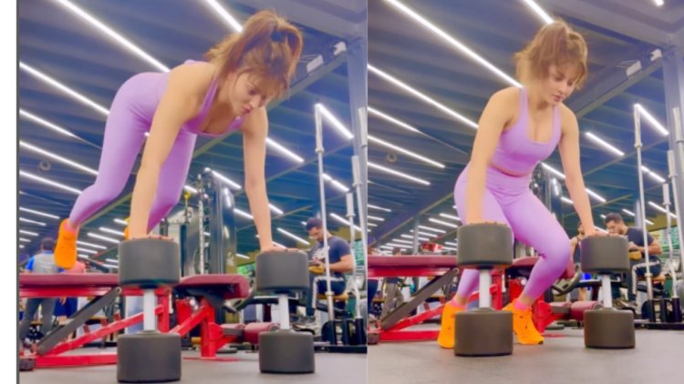 Urvashi Rautela's New Powerful Workout Video Will Help You Beat Your Monday Blues - Check Video Now