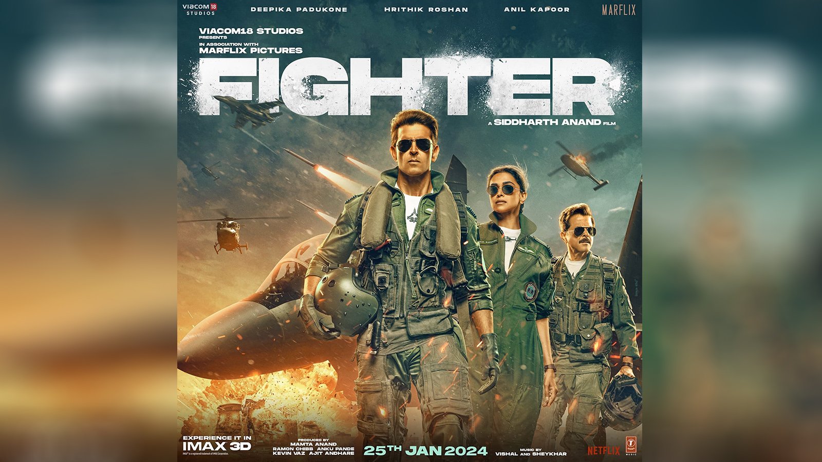 'Fighter': Anticipation Peaks as India Gears Up for a Cinematic Extravaganza